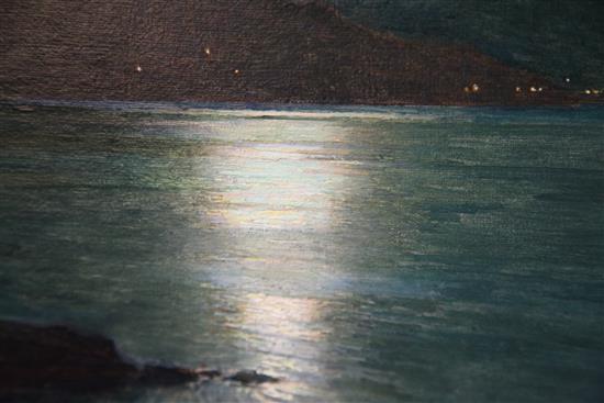 Harry Van Der Weyden (American 1868-1952), The Lights of Ventimiglia 13.75 x 21.25in.